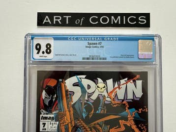 Spawn #7 - Pull-Out Spawnmobile Poster - CGC 9.8 -, Nieuw