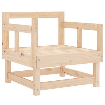 vidaXL Tuinstoelen 2 st massief grenenhout, Verzenden, Nieuw