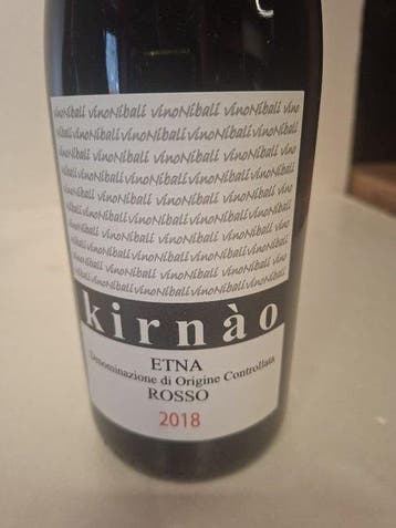 2018 Nibali, Kirnao Etna - Sicile - 6 Bouteilles (0,75 L), Nieuw