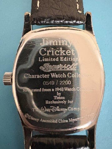 Jiminy Cricket Limited Edition Watch, Nieuw