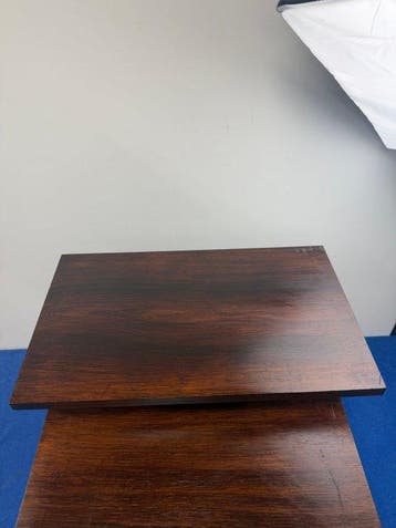 Tables gigognes - Bois, Chrome, Métal - Trois tables