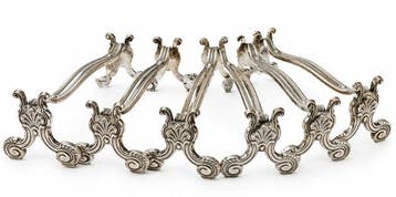 Christofle - Messensteun (6) - Louis XIV - Verzilverd -