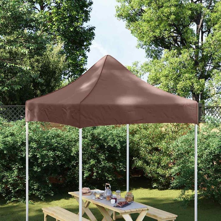 vidaXL Partytentdak 270 g/m² 2x2 m bruin, Jardin & Terrasse, Tonnelles, Envoi