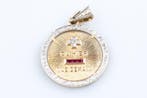 Hanger - 18 karaat Geel goud - 1.21ct. tw. Diamant