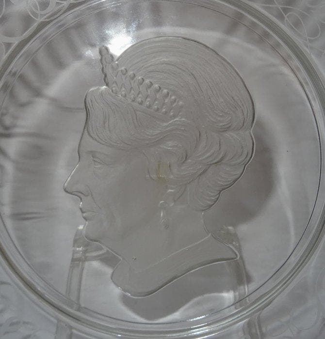 Glasfabriek Leerdam - A.D. Copier - Bord - Kristal, Antiek en Kunst, Antiek | Glaswerk en Kristal