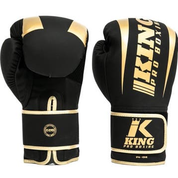King Pro Boxing KPB/REVO 6 Bokshandschoenen Zwart Goud, Verzenden