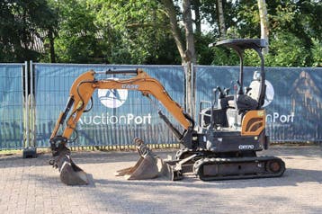 Veiling: Minigraver Case CX170C Diesel 12kW 2021, Ophalen