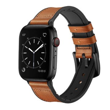 DrPhone LAB1- Lederen Armband - Geschikt voor iOS Horloge, Verzenden