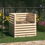 vidaXL Compostbak 80x80x78 cm massief grenenhout, Verzenden