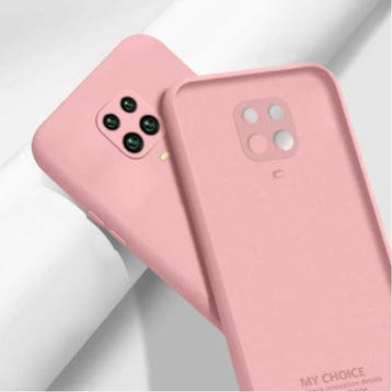 Xiaomi Redmi Note 9 Pro Square Silicone Hoesje - Zachte, Verzenden