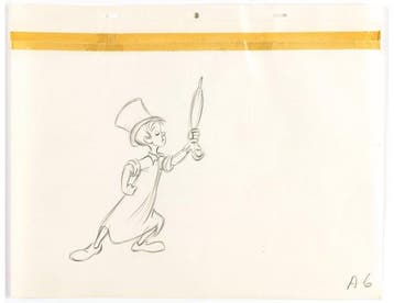 Walt Disney - John Darling Animatietekening - Peter Pan, Verzamelen, Nieuw