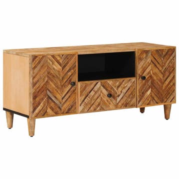 vidaXL Opbergkasten Bruin 105 x 33,5 x 46 cm Massief Mango, Verzenden
