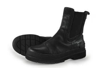 Tommy Hilfiger Chelsea boots in maat 38 Zwart, Verzenden, Zwart, Overige typen, Zo goed als nieuw