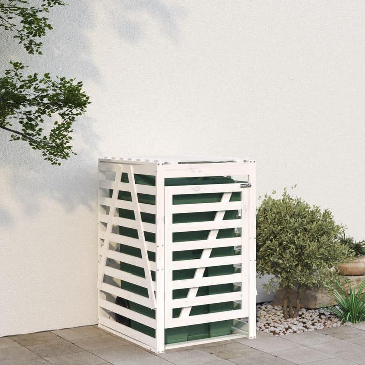 vidaXL Containerberging 84x90x128,5 cm massief grenenhout, Bricolage & Construction, Conteneurs, Envoi