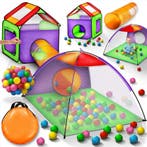 Speeltent - Kindertent - Speelhuisje - Met ballen - Kleurrij, Kinderen en Baby's, Speelgoed | Speeltenten, Verzenden, Nieuw
