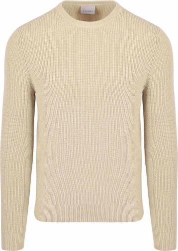 Suitable Trui Wol Blend Ecru maat Maat 52/54 (L) Heren, Maat 52/54 (L), Verzenden, Beige, Nieuw