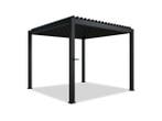 Veiling - Pergola / Lamellendak - Tahiti - 3x3 m - Antraciet, Tuin en Terras, Nieuw
