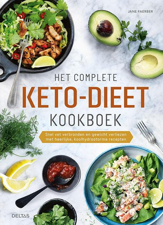Het complete keto-dieet kookboek 9789044755060 Jane Faerber, Livres, Livres de cuisine, Envoi