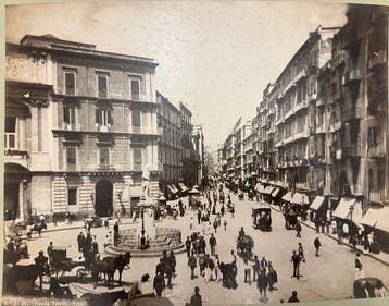 Robert Rive (attribuito) - Napoli - Via Toledo - Fotografia