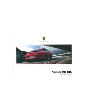 2017 PORSCHE 911 CARRERA | TARGA GTS HARDCOVER BROCHURE, Nieuw