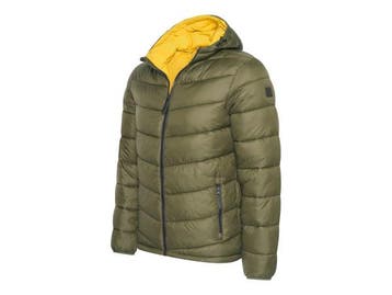 Veiling - Cappuccino Italia Hooded Puffer Jacket Army - XXL, Vêtements | Hommes, Vestes | Hiver