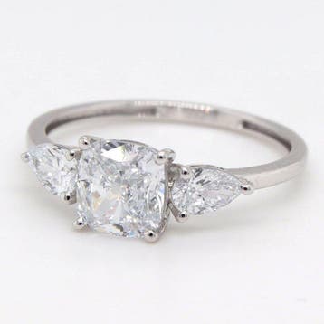 Zonder minimumprijs - Ring - 14 karaat Witgoud - 2.06ct. tw., Nieuw