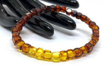 Baltisch Amber Regenboog Armband - Ombre Amber - Van