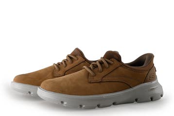 Skechers Instappers in maat 41 Bruin, Kleding | Heren, Schoenen, Bruin, Verzenden, Overige typen, Zo goed als nieuw