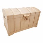 Piratenkist Opbergkist Speelgoedkoffer Kist met Bol deksel, Minder dan 50 cm, Verzenden, Nieuw, Minder dan 50 cm