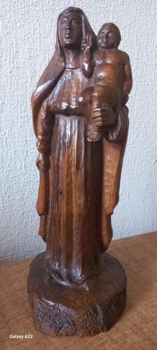 Beeldje, Mariabeeld - 30 cm - Olive