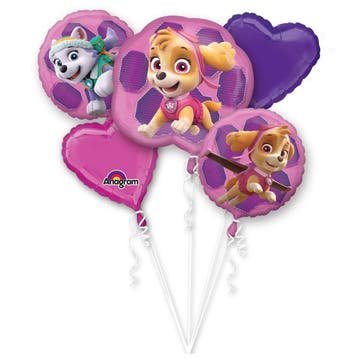 Paw Patrol Helium Ballon Set Skye & Everest 5 delig leeg, Verzenden