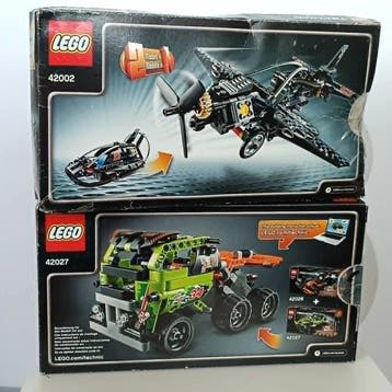 Lego - Technic - 42002, 42103 - Super set - hovercraft +, Nieuw