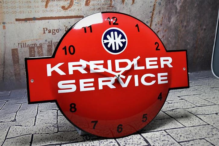 Emaille Klok Kreidler, Collections, Marques & Objets publicitaires, Envoi