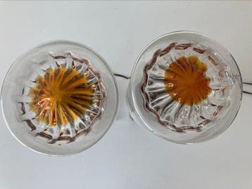 In the style of Toni Zuccheri - Lampe de table (2) - Verre,