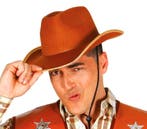 Cowboy Hoed Bruin Oranje, Verzenden, Nieuw