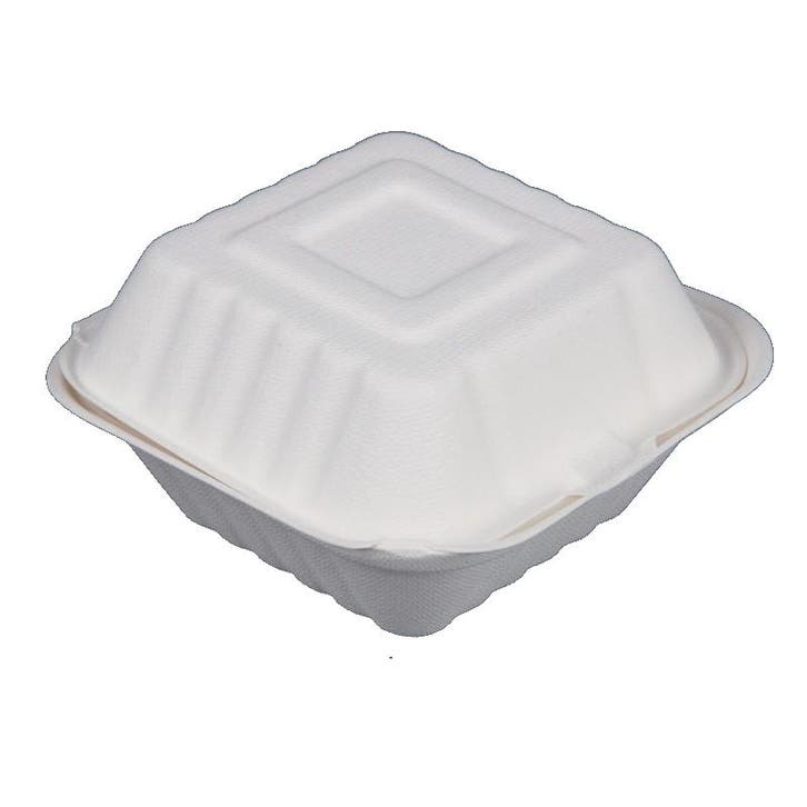 Hamburgerdoosjes | Composteerbaar Bagasse | 500 stuks |, Zakelijke goederen, Horeca | Keukenapparatuur, Nieuw in verpakking, Verzenden