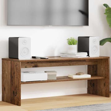 vidaXL TV Kast 100 x 35 x 40 cm Oudhout Bewerkt hout, Verzenden, Nieuw