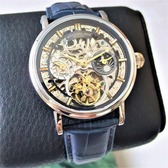 Stührling Original - Automatic - Moon - Dual Time - Open, Bijoux, Sacs & Beauté, Montres | Hommes
