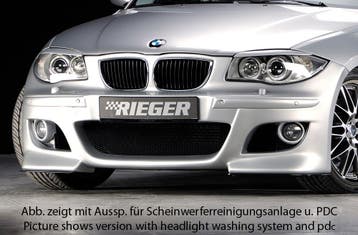 Rieger voorbumper | 1er E87 (187 / 1K2/1K4): 09.04-03.07 (to, Verzenden