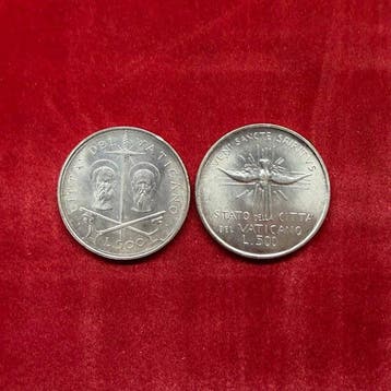 Vaticaan. 500 Lire 500 liras 1967/1978 (Zonder minimumprijs), Postzegels en Munten