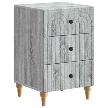 vidaXL Nachtkastje met lade Grijs sonoma 43x 41 x 66,5 cm, Verzenden