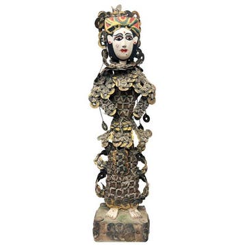 Bali Coin Welvaart-pop - Kepeng Statue - Indonesië (Zonder