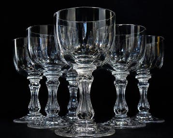 Val Saint Lambert - Drinkservies - Olivier - Kristal - 8