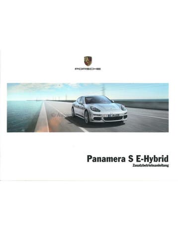 2014 PORSCHE PANAMERA S E-HYBRID TOEVOEGING INSTRUCTIEBOEK.., Ophalen of Verzenden
