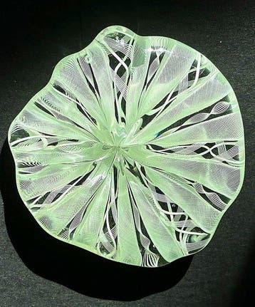 Presse-papier - Murano-glas – Zanfirico-techniek – Jaren ’70