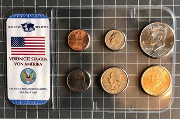 Verenigde Staten. 1971/2007, 4 x Sets, 14 Münzen, darunter 8