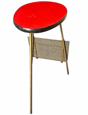 Plantentafel - Metaal, Hout - Vintage plantentafel