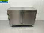 Armoire de travail en acier inoxydable 2 portes battantes, Verzenden