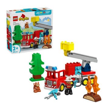 LEGO Duplo - Brandweertruck met Slang en Brandweerman - 1047, Verzenden, Nieuw