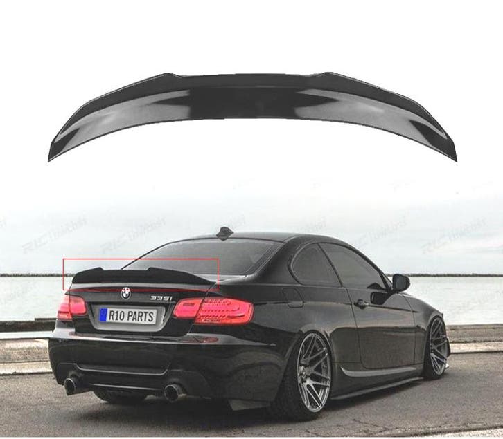SPOILER BMW E92 E93 LOOK PSM NOIR BRILLANT, Auto-onderdelen, Carrosserie, Verzenden
